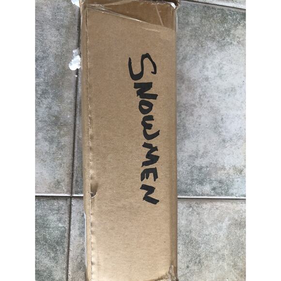 Terry's Village Silly Snowmen Shelf Sitters Christmas Decor Set Of 3 With Box - Picture 7 of 8